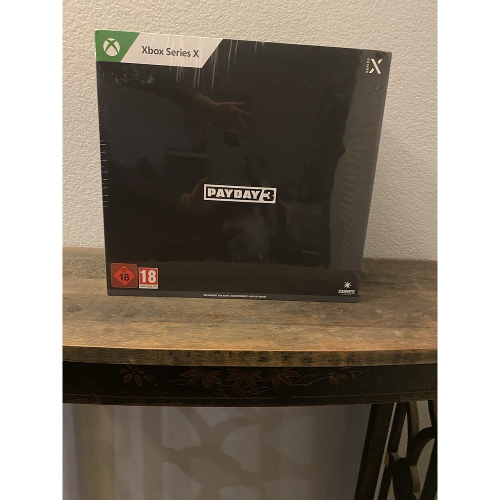 Pay Day 3 Collector's Edition  Xbox‎ Series X New Still Sealed Rare Gold Mask